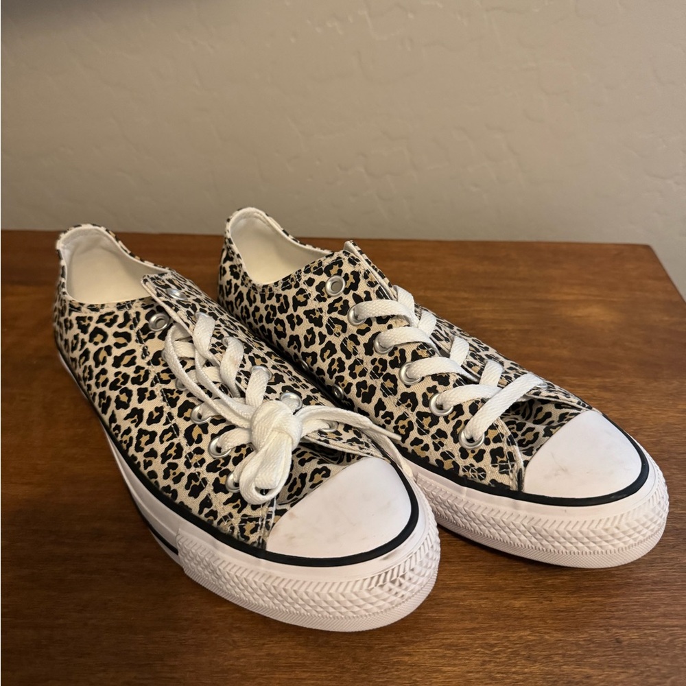 Leopard Print Converse